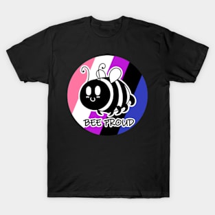 Bee Proud Genderfluid Flag T-Shirt